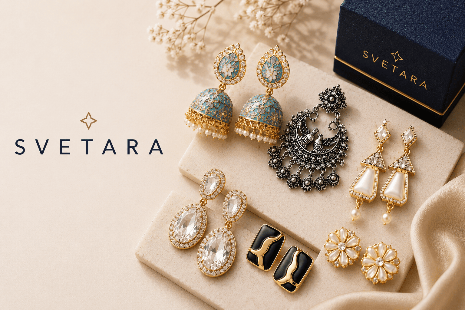 Best Artificial Earrings to Buy Online in India: Jhumkas, Chandbalis, Drops & Studs